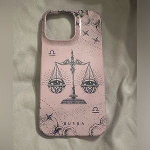 Burga hard snap “Libra” iPhone 14 Pro Max case. Like new.